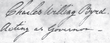 firma di Charles Willing Byrd