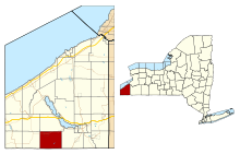 Chautauqua County NY Harmony città in evidenza.svg