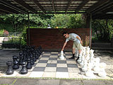 Chess board at Karlsruhe Zoo