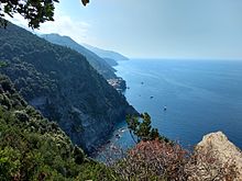 Küstenabschnitt der Cinque Terre in Italien