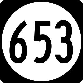 <span class="mw-page-title-main">Virginia State Route 653</span> Secondary state highway in Virginia, United States