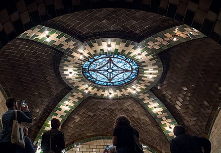 Ceiling in the City Hall Station