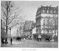 Boulevard et rue de la Chapelle