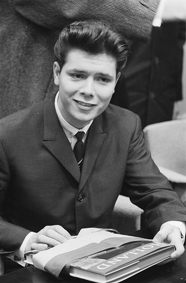 Richard at a press conference in the Netherlands in 1962