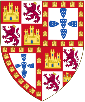 Coat of arms of Beatrice of Portugal.