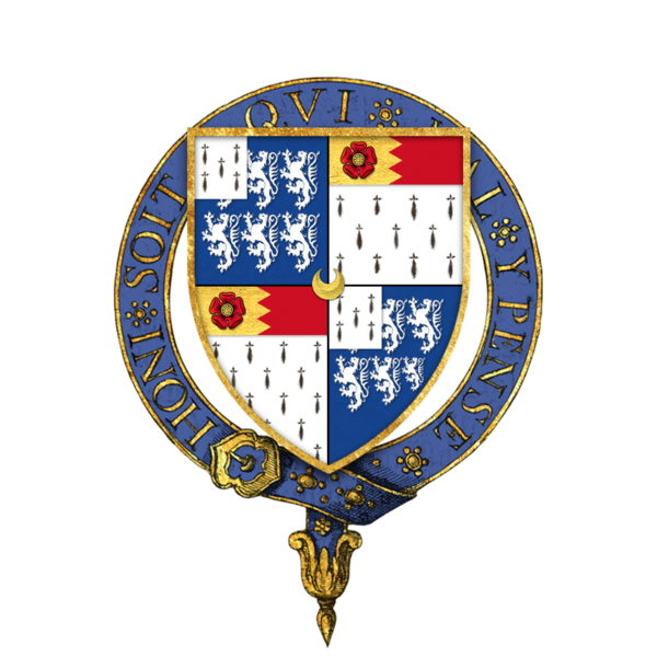 File:Coat of arms of Sir John Cheney, KG.png