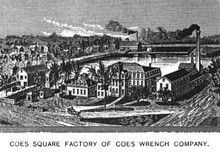 Coes Wrench Co., 1 Coes Square Worcester, Massachusetts, 1898 Coes Wrench Co. Coes Square Worcester, Mass..png