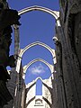 Arcos ogivais no Convento do Carmo, Lisboa