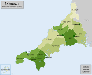 Hundreds of Cornwall in 1832 Cornwal1832Map.png