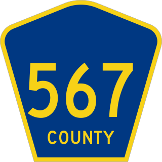 <span class="mw-page-title-main">County Route 567 (New Jersey)</span> County highway in New Jersey, U.S.