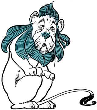 <span class="mw-page-title-main">Cowardly Lion</span> Fictional character from The Wonderful Wizard of Oz