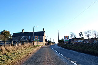 Craichie village in United Kingdom
