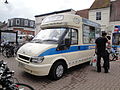 A "Cream of Cowes" ice cream van (BIG 9902), in St James Square, Newport, Isle of Wight, during the Isle of Wight Carbon Cycle Celebration 2011.