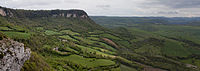 Panorama en direction du Viala du Pas de Jaux.