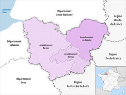 Arrondissement di Bernay – Veduta