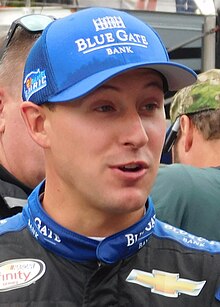 Daniel Hemric finished fourth in the championship. Daniel Hemric Bristol 2017.jpg