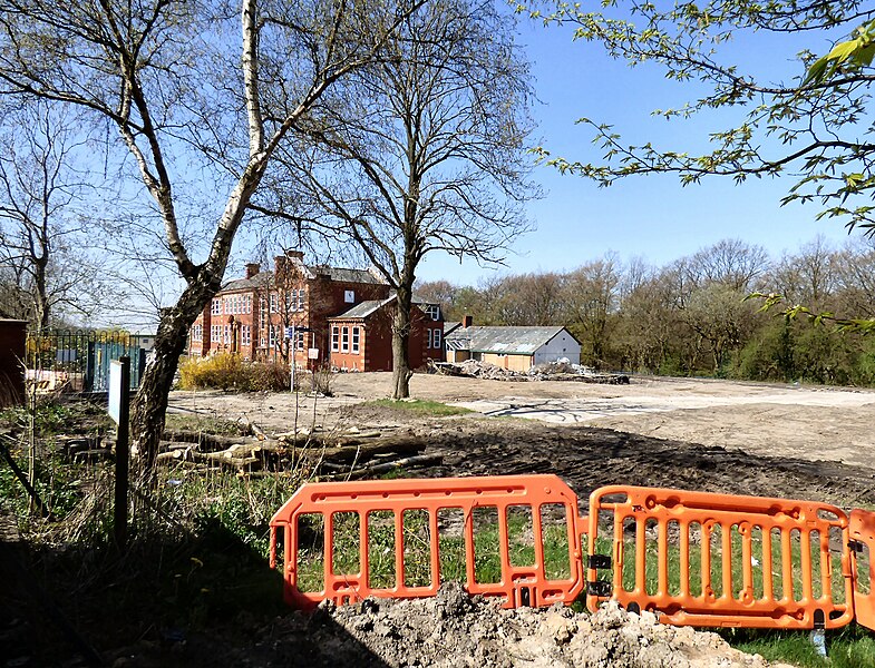 File:Demolition work on Clarendon Road - geograph.org.uk - 5885468.jpg