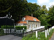 Former gatekeepers house, constructed around the year 1700, at the Oostduin estate, now giving access to a public park