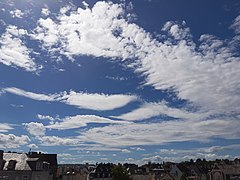 二重高積雲と積雲