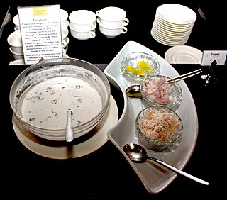 <span class="mw-page-title-main">Diyabath</span> Sri Lankan cold soup