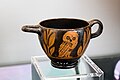 Early classical Attic red figure owl-skyphos - ARV extra - owl - owl - Frankfurt AM β 419 - 01