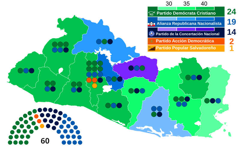 File:Elecciones legislativas de El Salvador de 1982 - Resultados por Departamento.svg