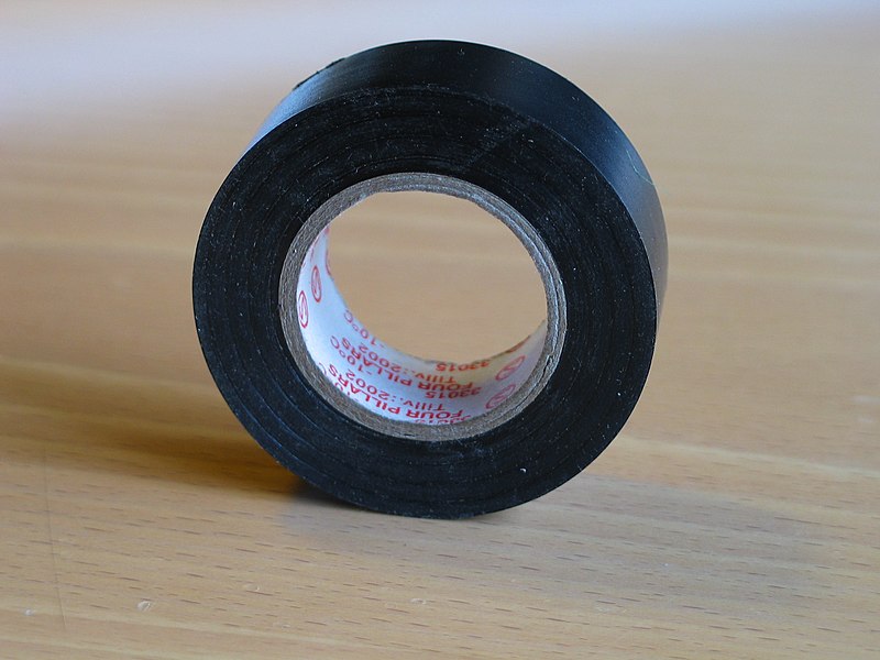 Sticky Back Tape, Black, 3/4 x 24 In.