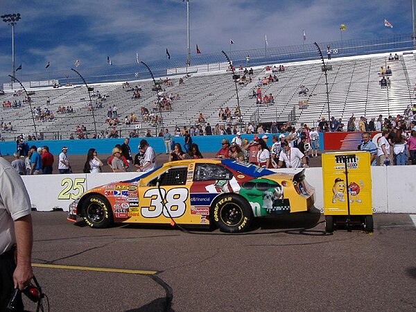 Sadler's 2006 No. 38 RYR car at Phoenix