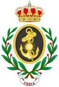 Emblema del Centro de Estudios Superiores de Intendencia de la Armada (CESIA)