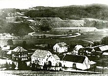 Blick von Untereschbach auf den Lüderich 1905