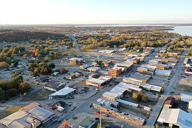 Image: Eufaula Oklahoma Aerial View