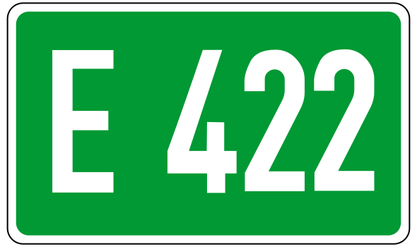 File:European Road 422 number DE.svg