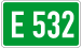 European Road 532 number DE.svg