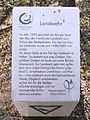 Infostele zum Bodendenkmal