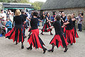 English: Jersey Lillies" female morris dance group,Jersey