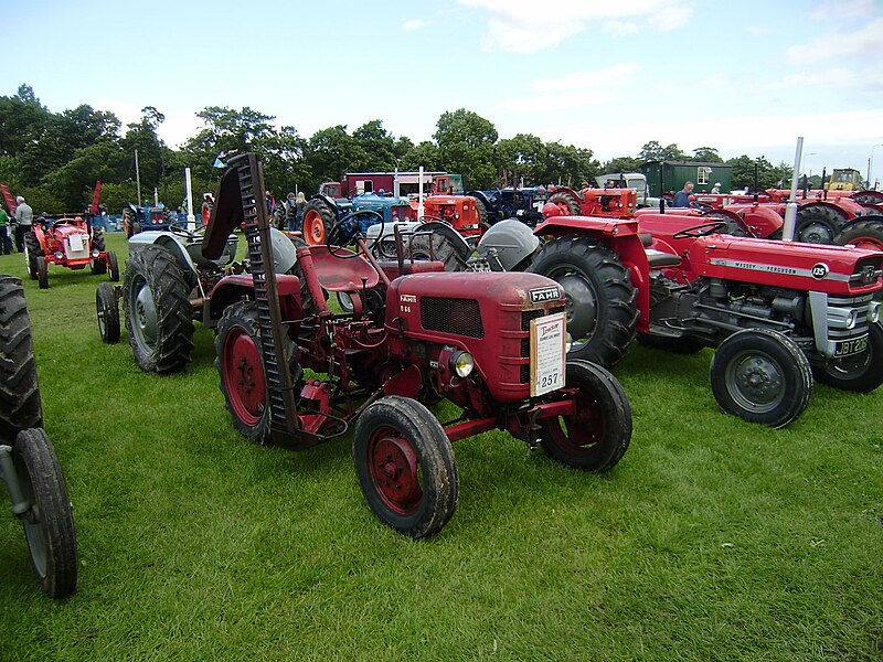 File:Fahr D 66 1957 with mower, Massey Ferguson 135 - P8100543.jpg