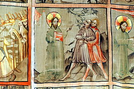 Dettaglio della tela del Duomo di Gurk