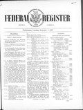 Thumbnail for File:Federal Register 1946-12-03- Vol 11 Iss 234 (IA sim federal-register-find 1946-12-03 11 234).pdf