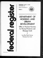 Thumbnail for File:Federal Register 1972-05-17- Vol 37 Iss 96 (IA sim federal-register-find 1972-05-17 37 96 0).pdf