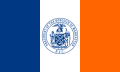 Flag of New York County (Borough of Manhattan) (Until 2009)