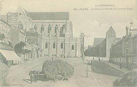 L'ancienne et la nouvelle église Saint-Germain.