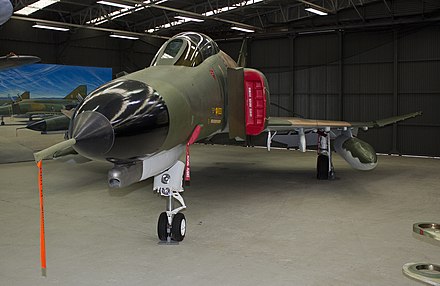 An ex-USAF F-4E (67-0237) on display at the RAAF Museum