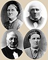 There is no known image of Anna Katrina's husband Johan P. Andersson (1815-1864); these are 4 of his 5 siblings, Anna, Anders, August & Stina Lotta