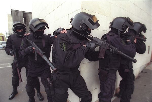 Alpha Group members during a training exercise in 2009