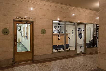 MTA Police and lost-and-found offices