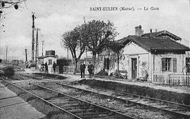 The railway station in the——early 20th century in Saint-Eulien