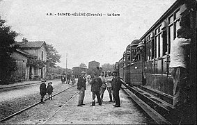 Gare de Sainte-Hélène.