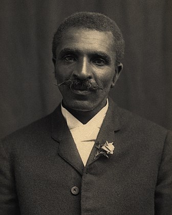 George Washington Carver, botânico, inventor, cientista e agrônomo norte-americano, em 1910. (definição 2 700 × 3 379)