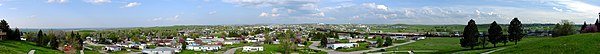 Gillette seen from Overlook Park showing much of the city north of Interstate 90