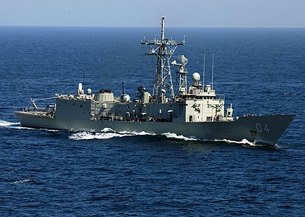 HMAS Darwin, an Australian frigate